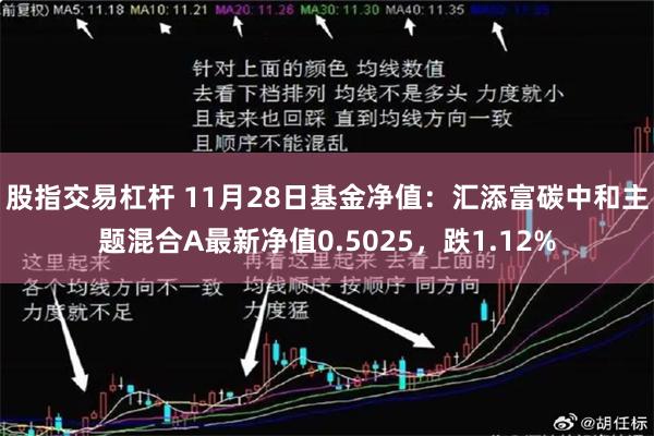 股指交易杠杆 11月28日基金净值：汇添富碳中和主题混合A最新净值0.5025，跌1.12%